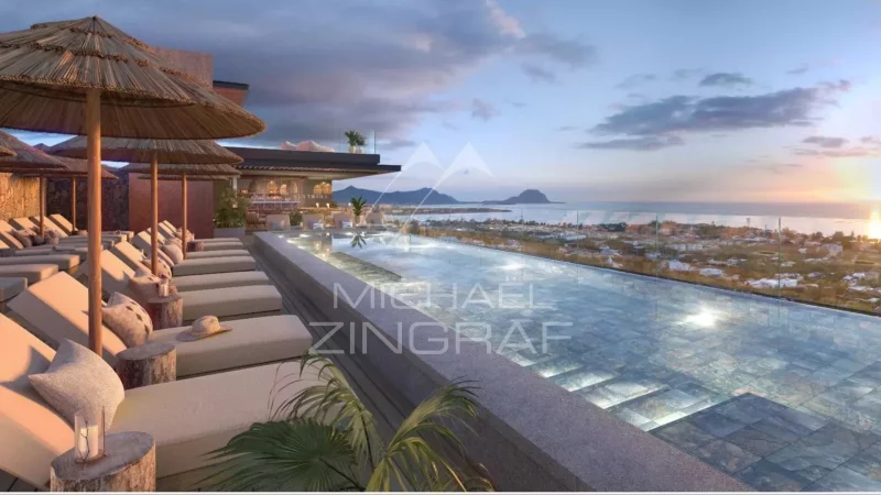 RIVIERE NOIRE: Appartement 3 chambres vue mer