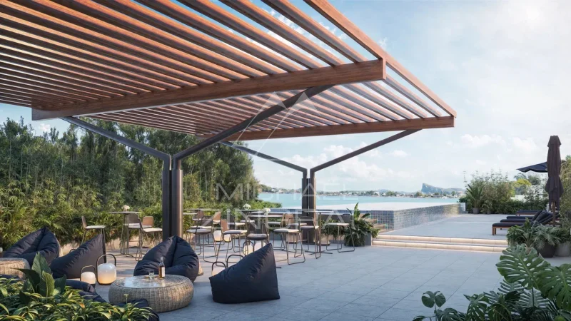 Appartement à quelques pas du lagon de Péreybère