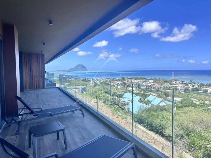 RIVIERE NOIRE: Appartement 3 chambres vue mer