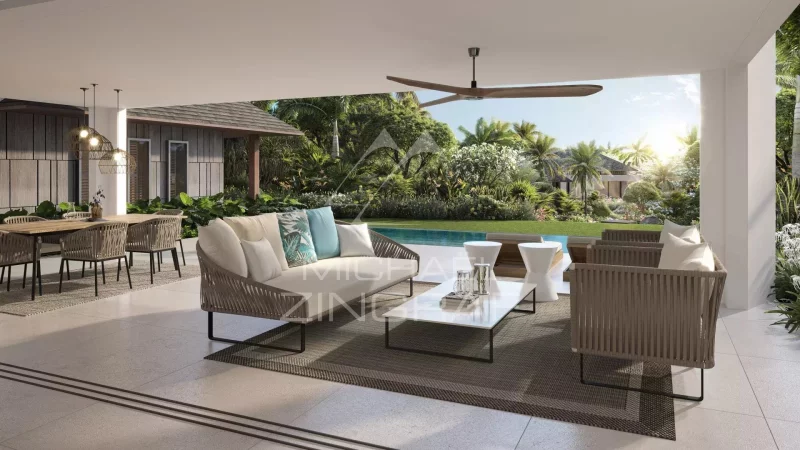 Villa Sur Golf Estate -4 chambres - Mont Choisy