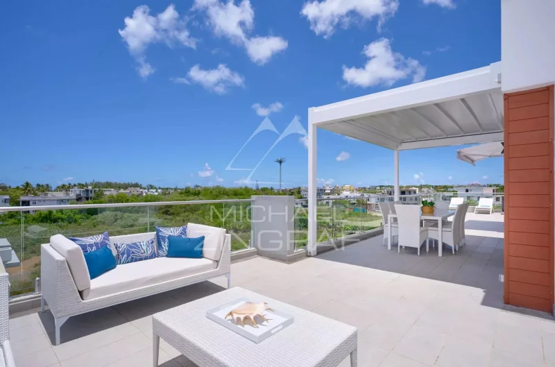 Penthouse de 3 chambres dans une résidence moderne – Trou aux Biches